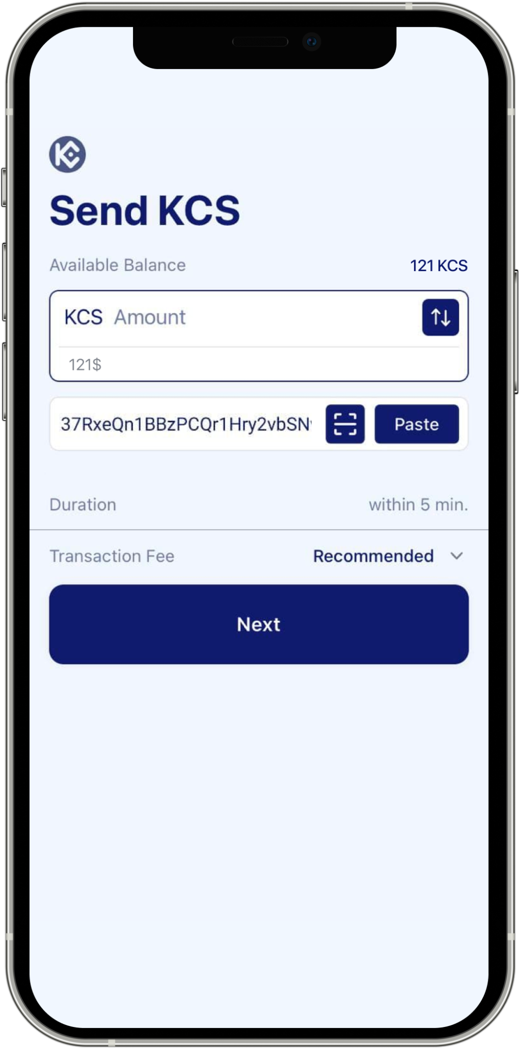 kucoin shares wallet